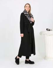 siyah piano kaşmir şal yaka kaban  3