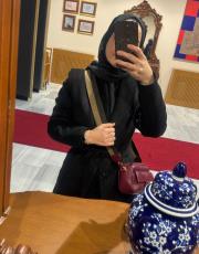 siyah punto nakışlı kaşe kaban 3