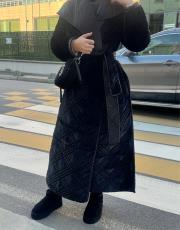 siyah kapitone mont 2