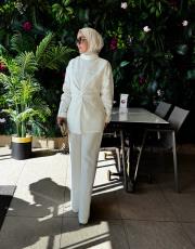 beyaz selina takım 