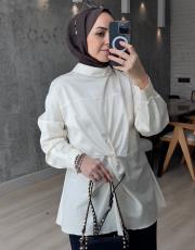 ekru selina gömlek 3