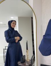 lacivert lady tafta  2