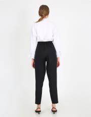 siyah retro pantolon