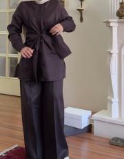 kahve arjin keten takım  2