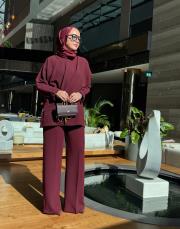bordo dilara bluz 2