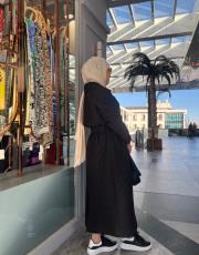 siyah kapitone klasik trençkot 3