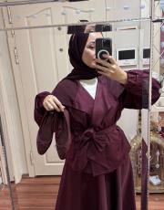 bordo  noa etekli takım 3